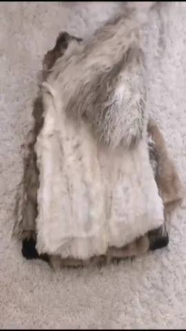 Y2K subtle and serene Full fur Jacket