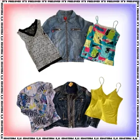 Y2K Tanks and Denim Jacket Mix Ft Miss Sixty (SS-264)