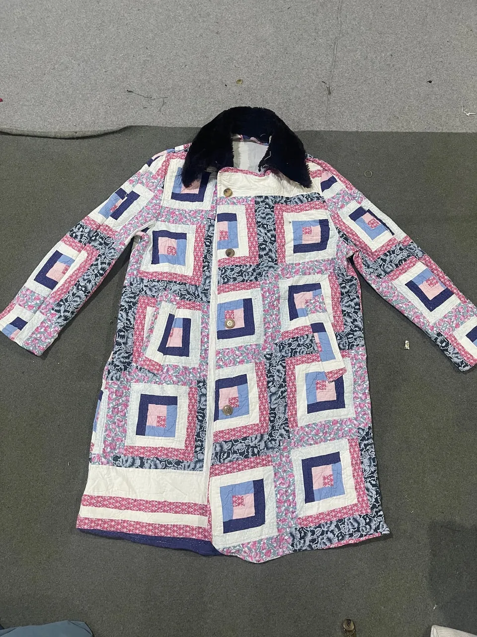 Y2K women rework jacket from quilt 20 piece