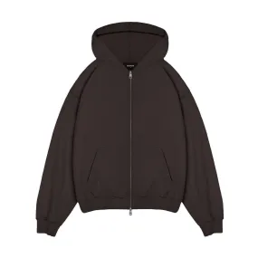 Zip Hoodie - Dark Mocha